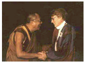 Dalai Lama & Kathlyn Kingdon